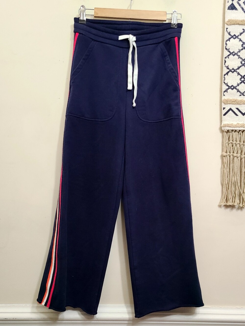 Krimson Klover Harper Crop Pant In Navy Blue Size XS - Picture 3 of 4